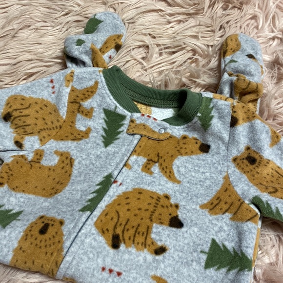 Bear Fleece Sleeper - Picture 3 of 3